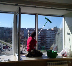 Мытье окон в однокомнатной квартире Туймазы